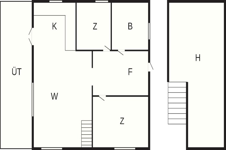 6-persoonswoning in Eskebjerg-By - Plattegrond