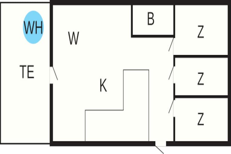 8 Personen Ferienhaus in Struer-By Traum - Grundriss