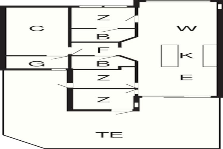6 persoons vakantie huis in Gilleleje-By Traum-Plattegrond