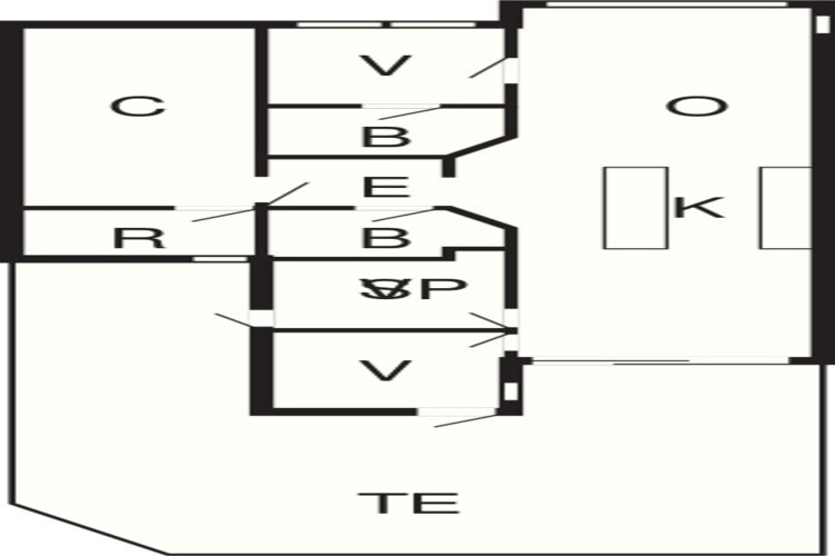 6 persoons vakantie huis in Gilleleje-By Traum-Plattegrond