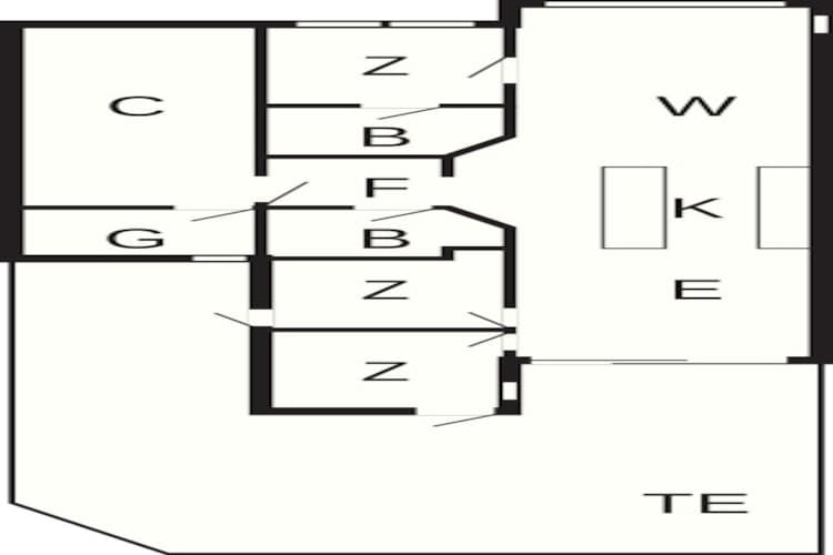 6 persoons vakantie huis in Gilleleje-By Traum-Plattegrond