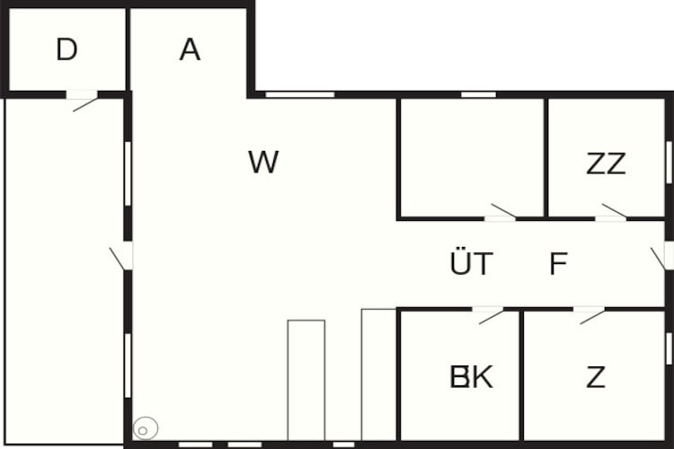 8 persoons vakantie huis in Højslev-By Traum - Plattegrond