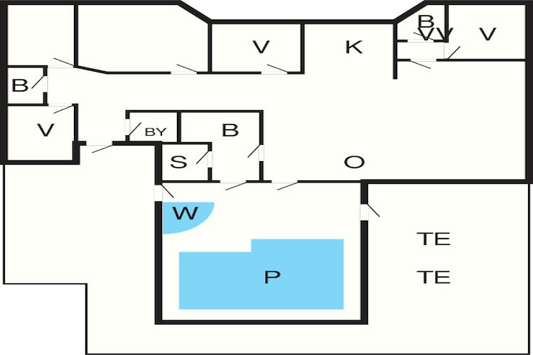Maison de vacances pour 12 a Hundested-By Traum-Plan d'étage