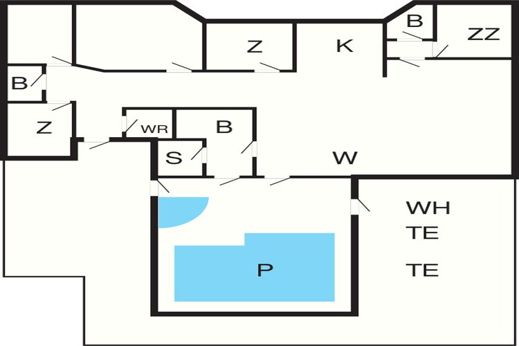 12 persoons vakantie huis in Hundested-By Traum - Plattegrond