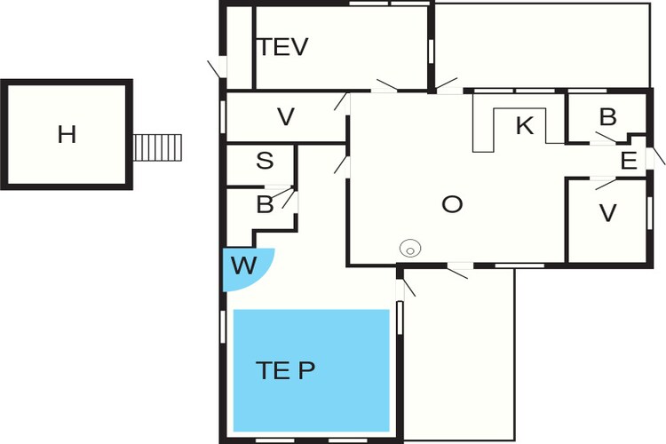 8 persoons vakantie huis in Væggerløse-By Traum-Plattegrond
