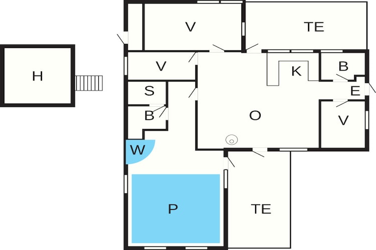 8 persoons vakantie huis in Væggerløse-By Traum-Plattegrond