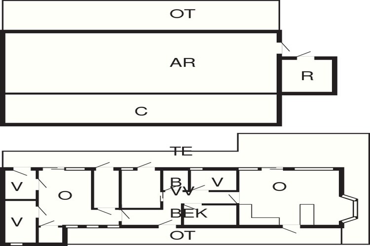 10 persoons vakantie huis in Ry-By Traum-Plattegrond