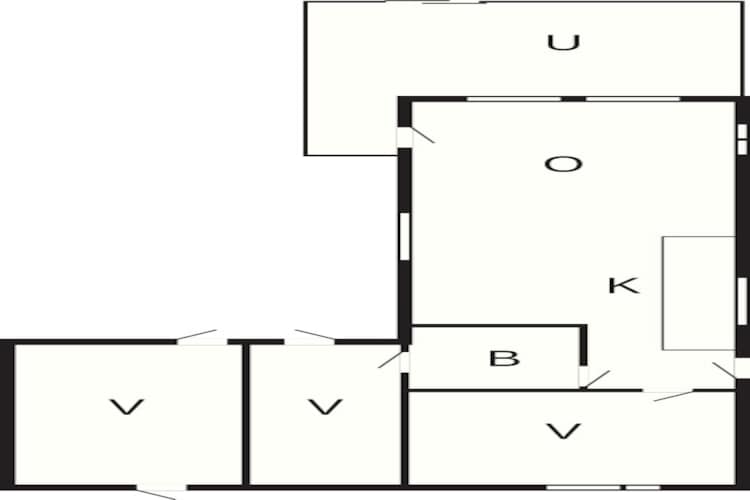 6 persoons vakantie huis in Karrebæksminde-Plattegrond