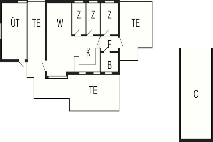 6 persoons vakantie huis in Thyholm-By Traum-Plattegrond