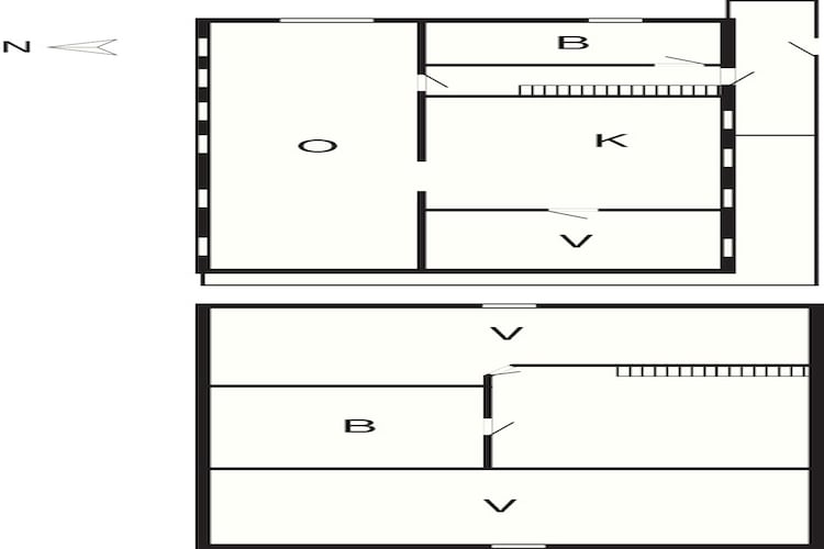 6 person holiday home in Hals-By Traum - Floor plan