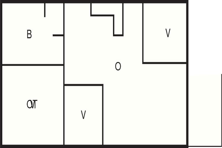 6 persoons vakantie huis in Glesborg-By Traum-Plattegrond