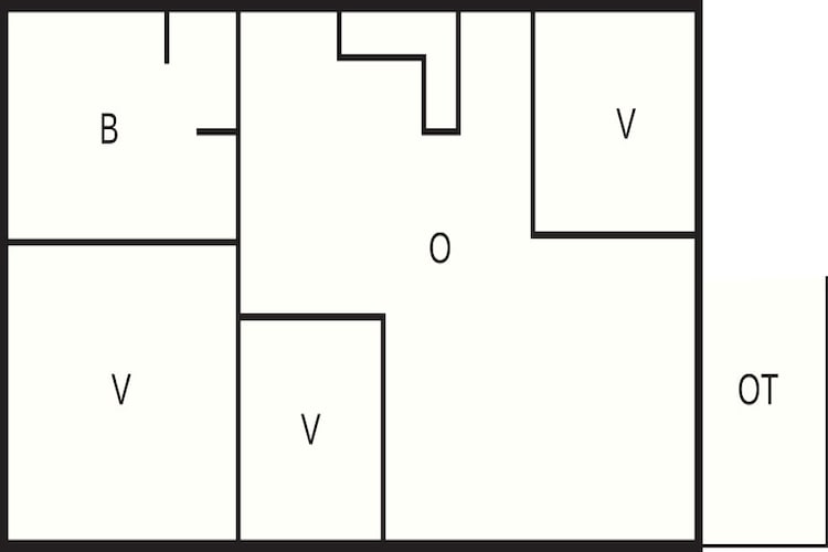 6 persoons vakantie huis in Glesborg-By Traum-Plattegrond