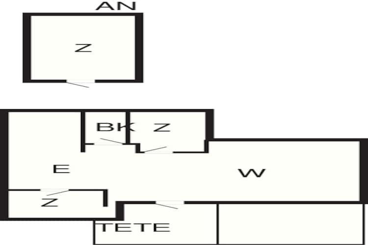6 person holiday home in Melby-By Traum-Floor plan