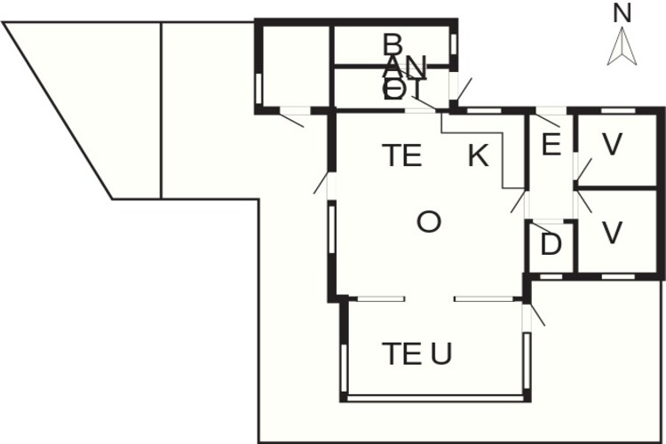 6 persoons vakantie huis in Børkop-By Traum-Plattegrond