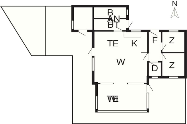 6 persoons vakantie huis in Børkop-By Traum-Plattegrond