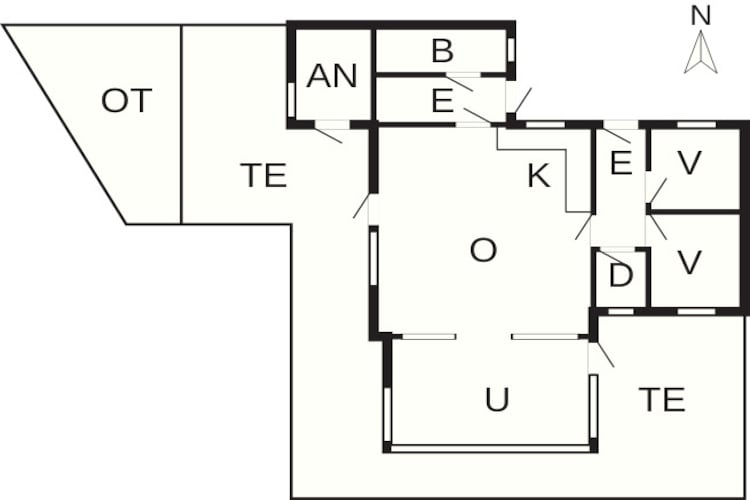 6 persoons vakantie huis in Børkop-By Traum-Plattegrond