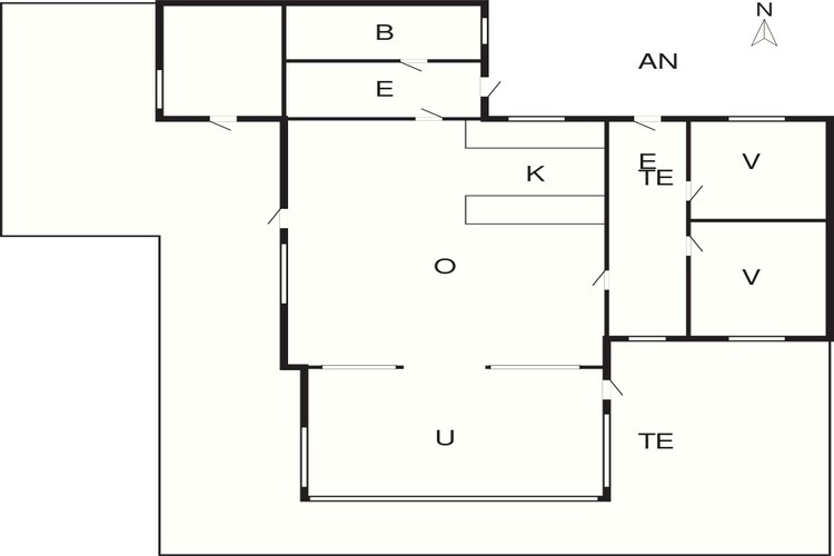 6 persoons vakantie huis in Børkop-By Traum - Plattegrond