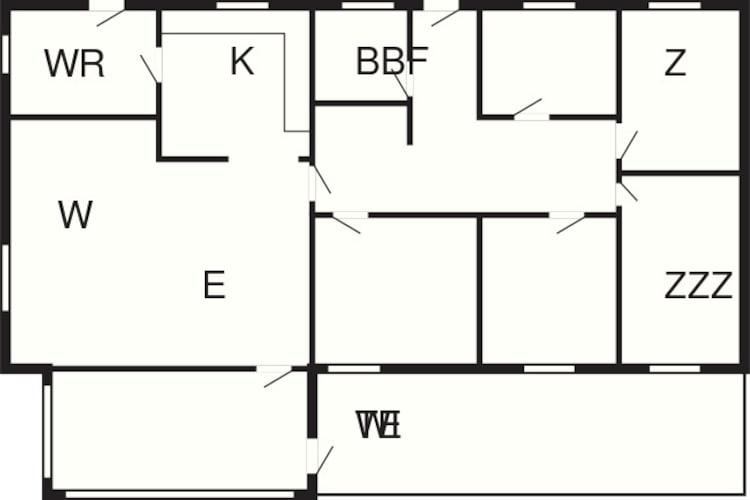 Maison de vacances pour 8 a Struer-By Traum - Plan