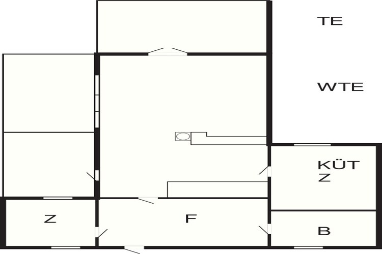 4 persoons vakantie huis in Væggerløse-By Traum-Plattegrond