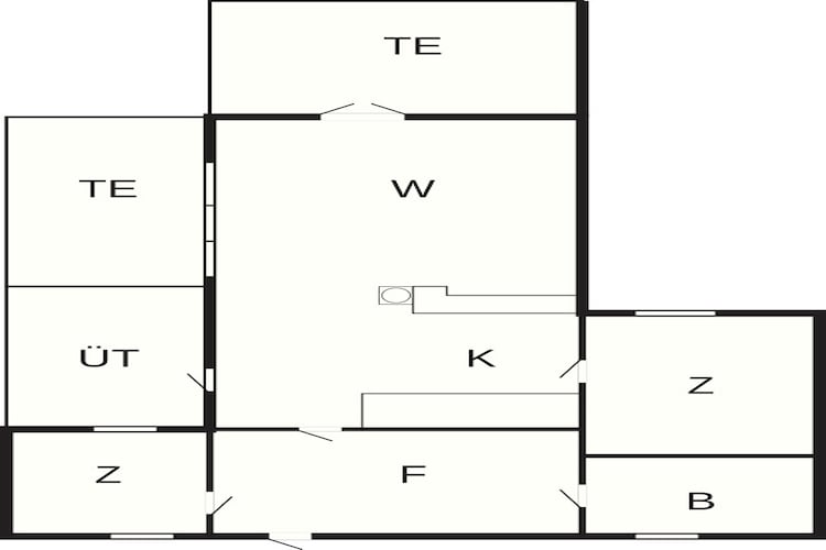 4 persoons vakantie huis in Væggerløse-By Traum-Plattegrond