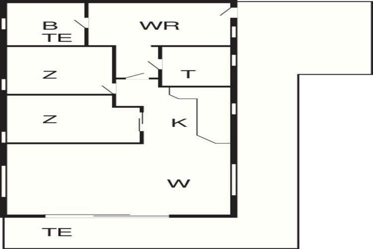 6 persoons vakantie huis in Ebeltoft-By Traum-Plattegrond