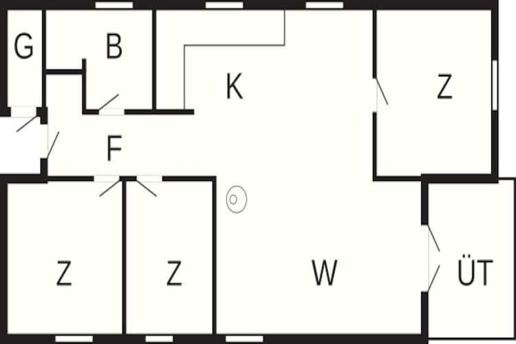 6 persoons vakantie huis in Løkken-By Traum - Plattegrond