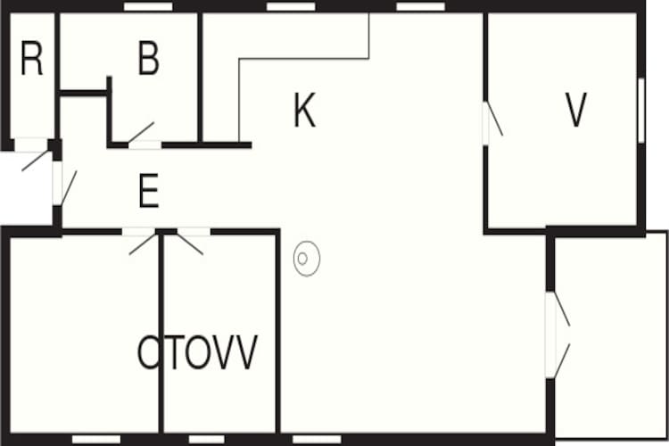 Maison de vacances pour 6 a Løkken-By Traum - Plan
