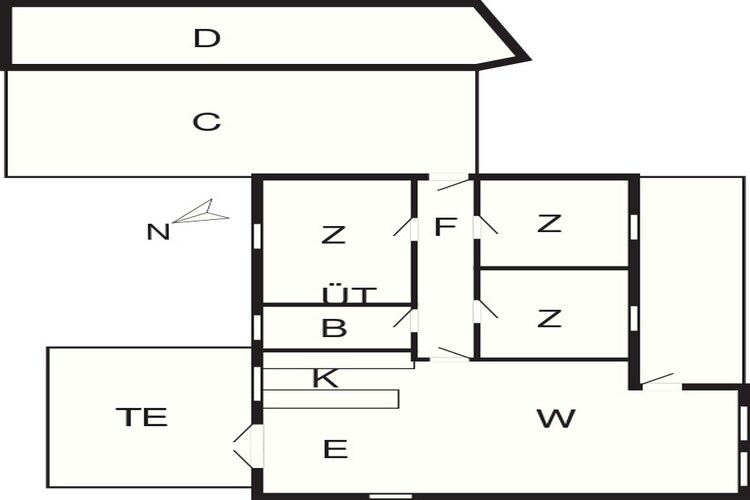 6 persoons vakantie huis in Ulfborg-By Traum-Plattegrond