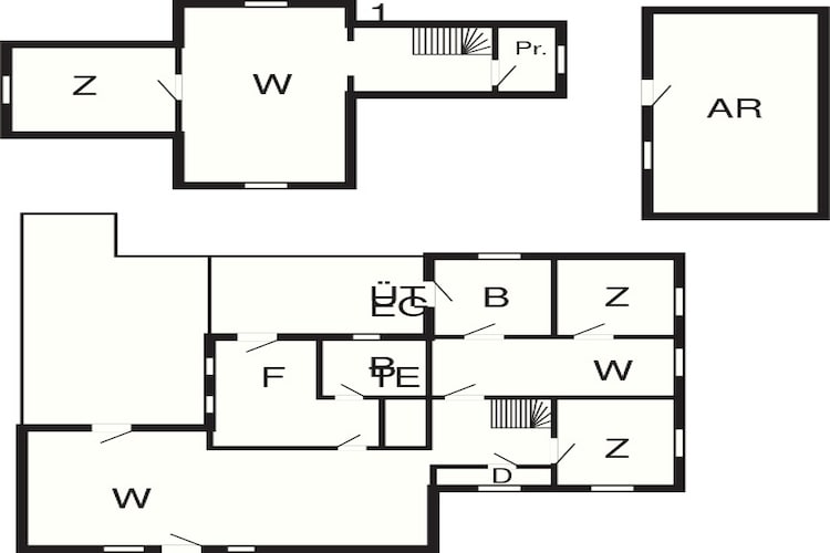 6 person holiday home in Blåvand-By Traum - Floor plan