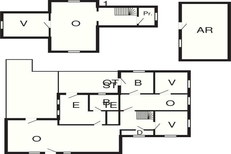 6 person holiday home in Blåvand-By Traum - Floor plan