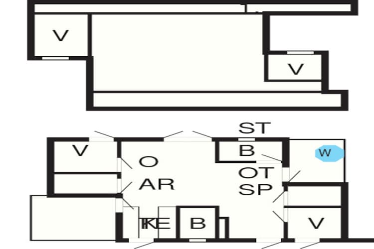 8 person holiday home in Rømø - Floor plan