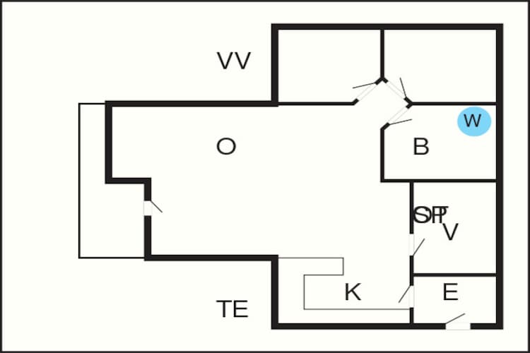 6 persoons vakantie huis in Toftlund-By Traum - Plattegrond