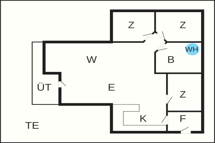 6 persoons vakantie huis in Toftlund-By Traum - Plattegrond