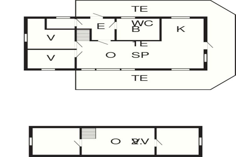 Maison de vacances pour 8 a Leka-By Traum-Plan d'étage