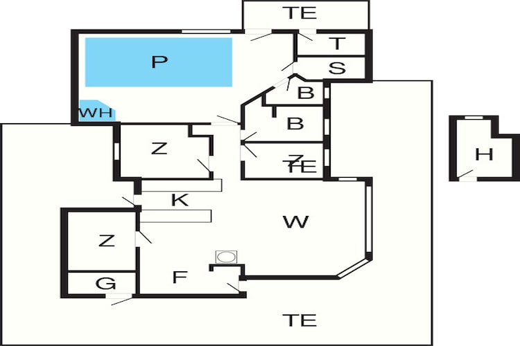 8 persoons vakantie huis in Hals-By Traum - Plattegrond