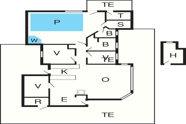 8 persoons vakantie huis in Hals-By Traum - Plattegrond