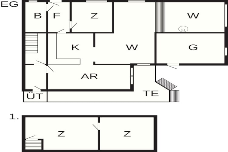 6 persoons vakantie huis in Rudkøbing-By Traum-Plattegrond