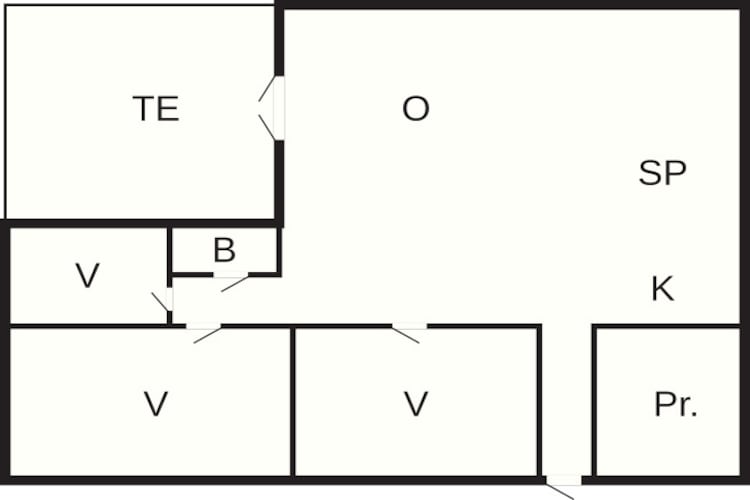 6 persoons vakantiehuis in Thisted - Plattegrond