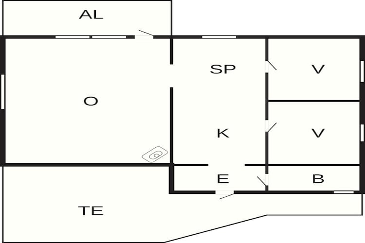 5 person holiday home in HJÄRNARP-By Traum-Floor plan