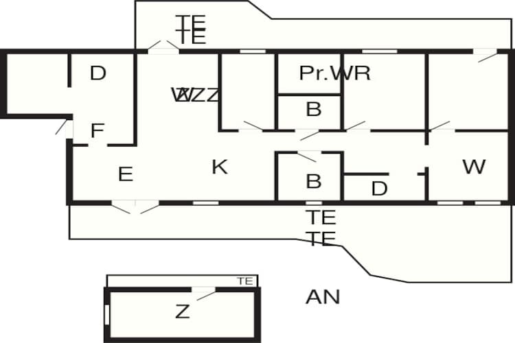 Maison de vacances pour 6 a MYGGENäS-By Traum-Plan d'étage