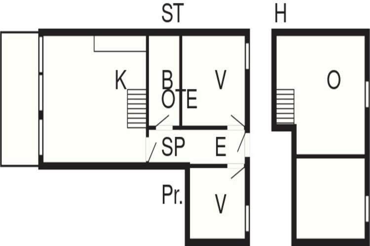 Maison de vacances pour 6 a Ringkøbing-By Traum - Plan