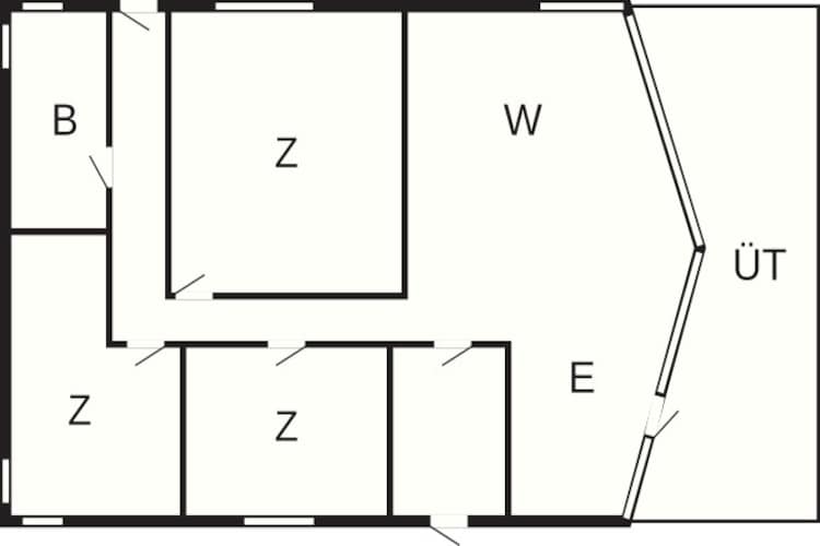 Maison de vacances pour 6 a Juelsminde-By Traum - Plan