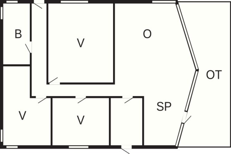 Maison de vacances pour 6 a Juelsminde-By Traum - Plan
