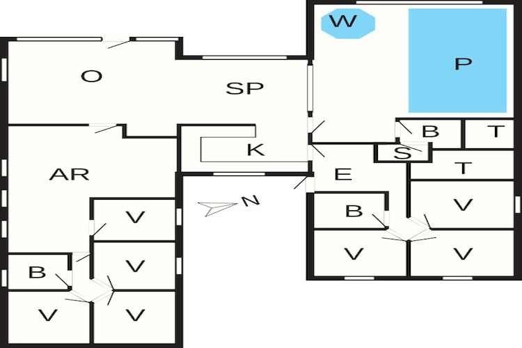 Retraite de luxe à Blavand - Plan