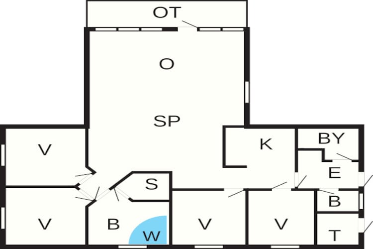 8 persoons vakantie huis in Oksbøl-By Traum-Plattegrond