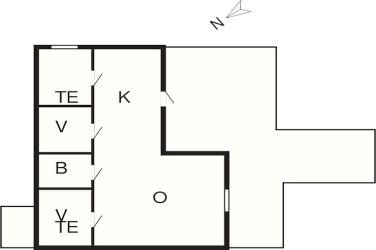 6 persoons vakantie huis in Nysted-By Traum-Plattegrond