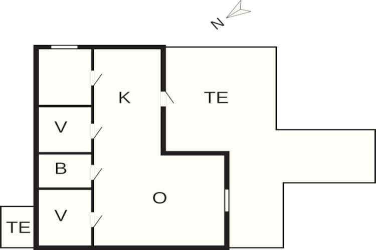 6 persoons vakantie huis in Nysted-By Traum-Plattegrond