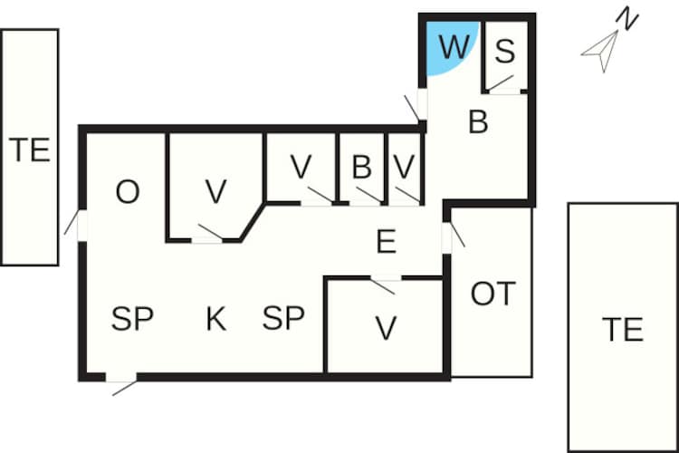 8 persoons vakantie huis in Ebberup-By Traum-Plattegrond