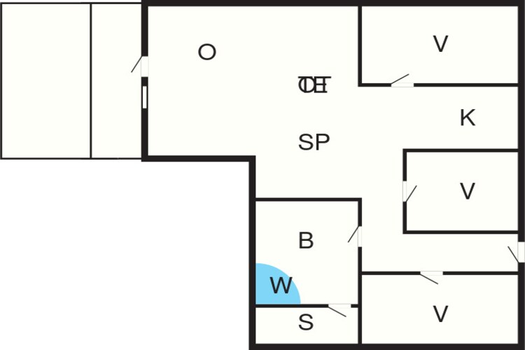 6 persoons vakantie huis in Hemmet-By Traum-Plattegrond