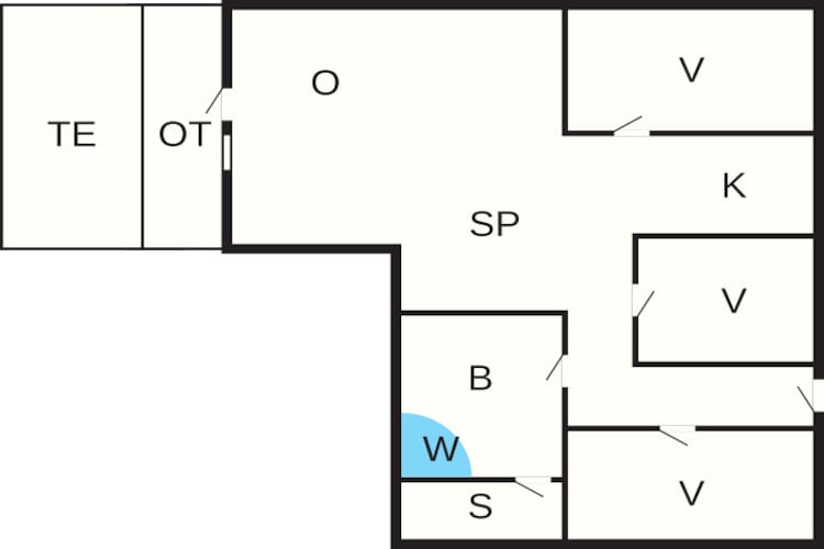6 persoons vakantie huis in Hemmet-By Traum - Plattegrond